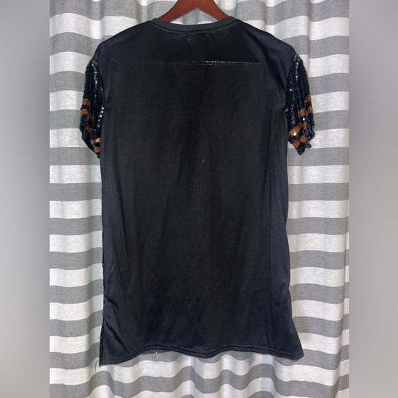 Simply Southern Black Sequin Super Bowl Dress New With Tags size S/M - Picture 6 of 6